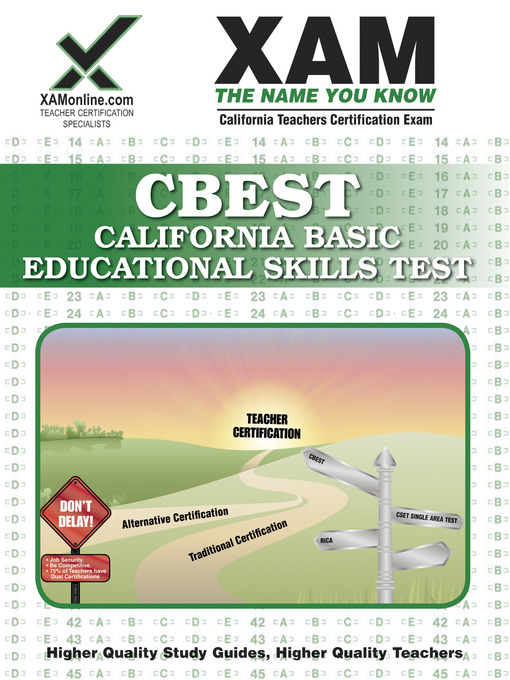 Cover image for CBEST CA Basic Educational Skills